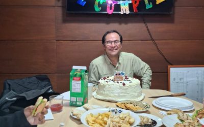 Celebramos el cumpleaños de don Claudio Bustamante